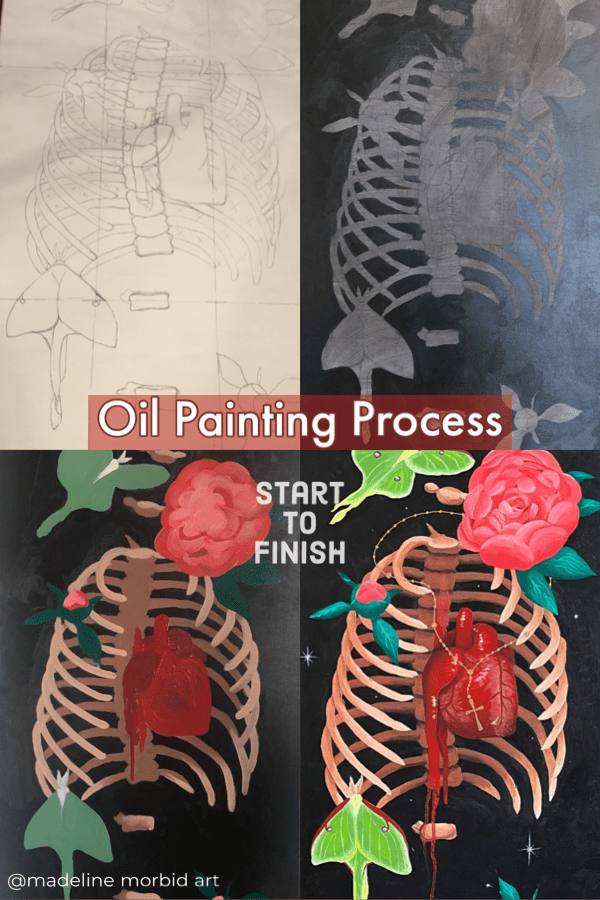 The Art of Remembering: A Step-by-Step Guide to Oil Painting a Memento Mori Inspired&nbsp;Piece